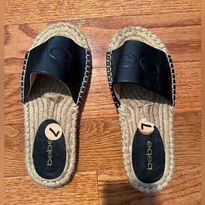 Pre-owned BeBe leather Women’s black slides